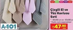 ÇİZGİLİ EL VE YÜZ HAVLUSU ÇİZGİLİ EL VE YÜZ HAVLUSU